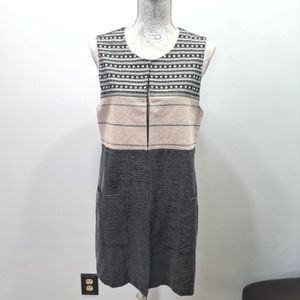 Sanctuary Los Angeles Hemp Cotton Sleeveless Duster Topper Womens M